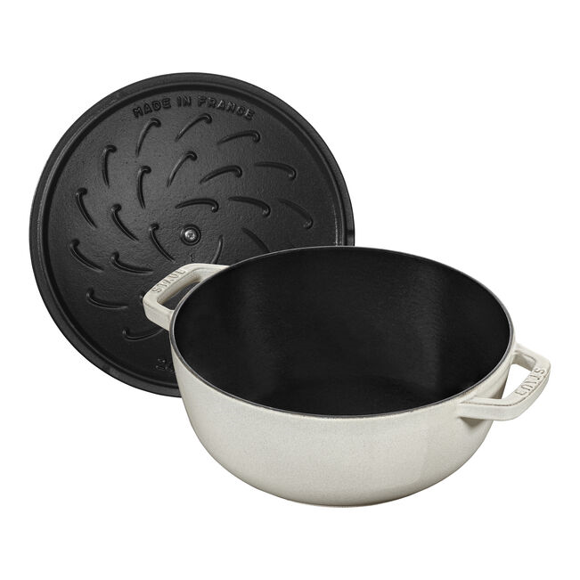 Staub Gietijzeren braadpan Ø 24cm Snowflake 3,6L
