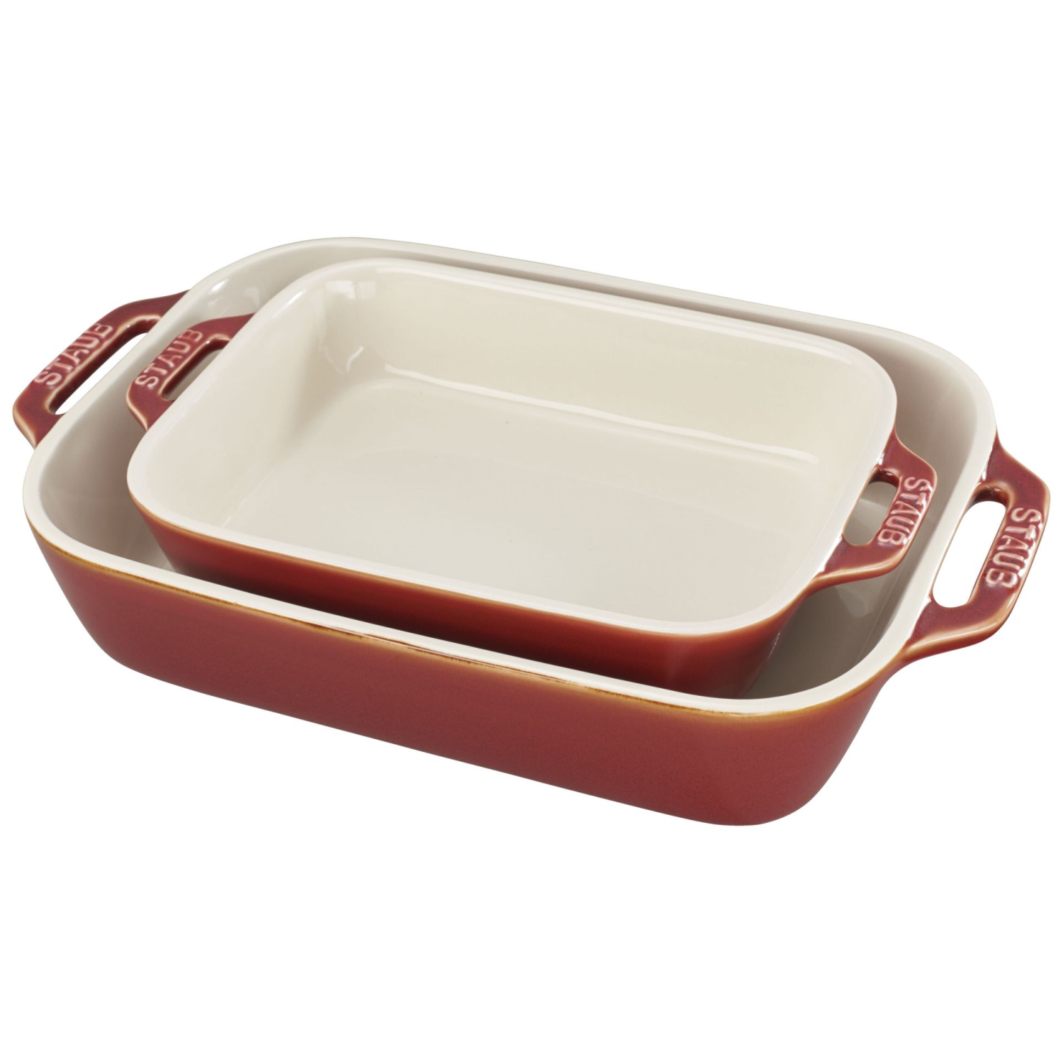 Staub Gratineerschaal S/2 anciet copper