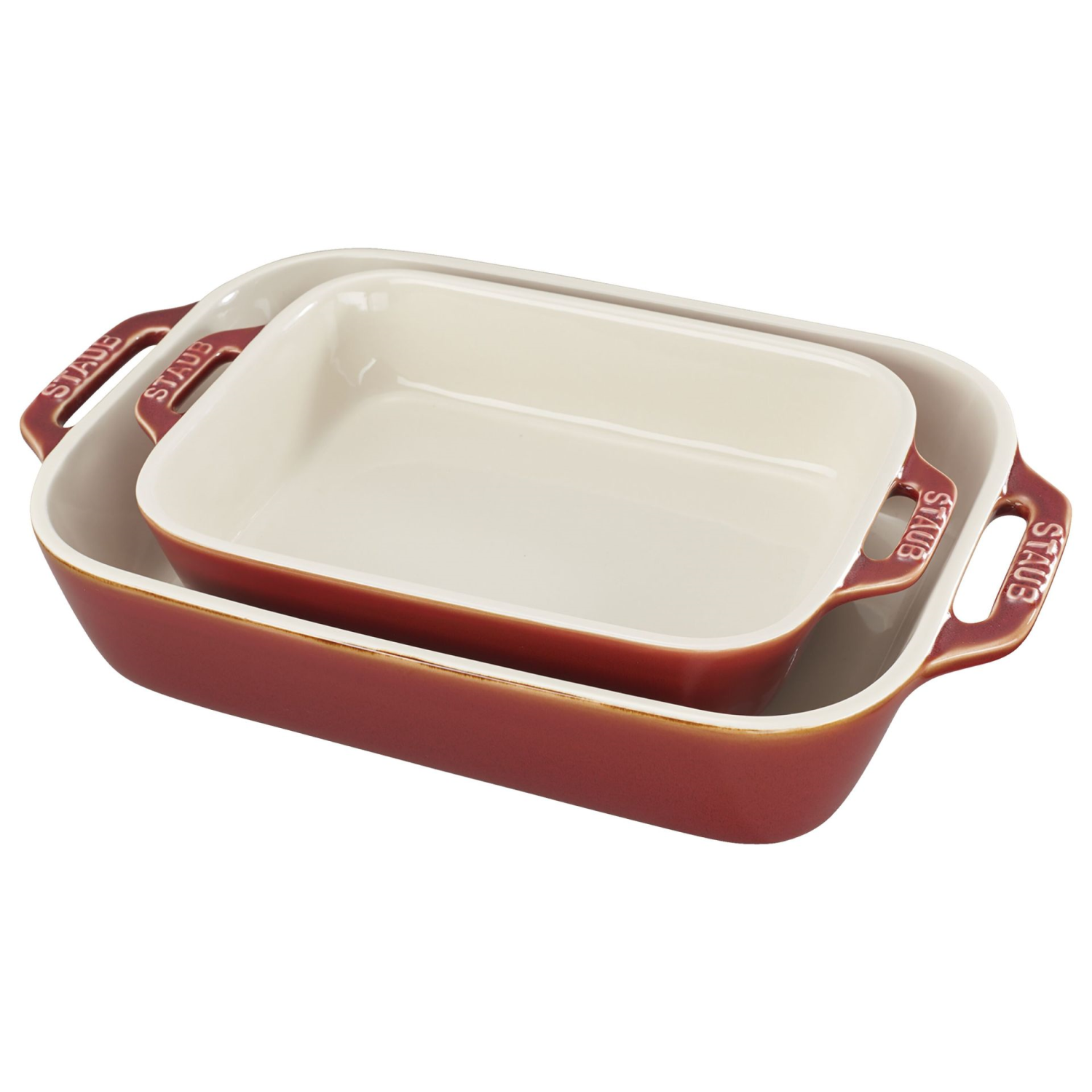 Staub Gratineerschaal S/2 anciet copper