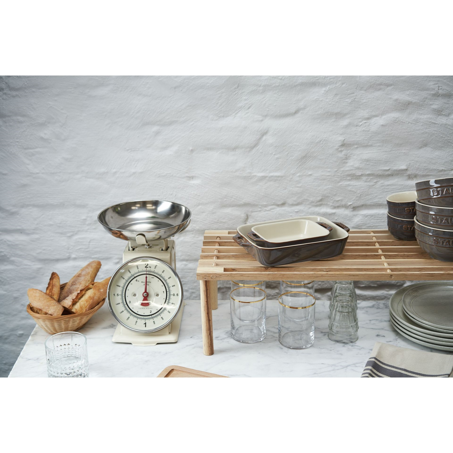 Staub Gratineerschaal S/2 Grey