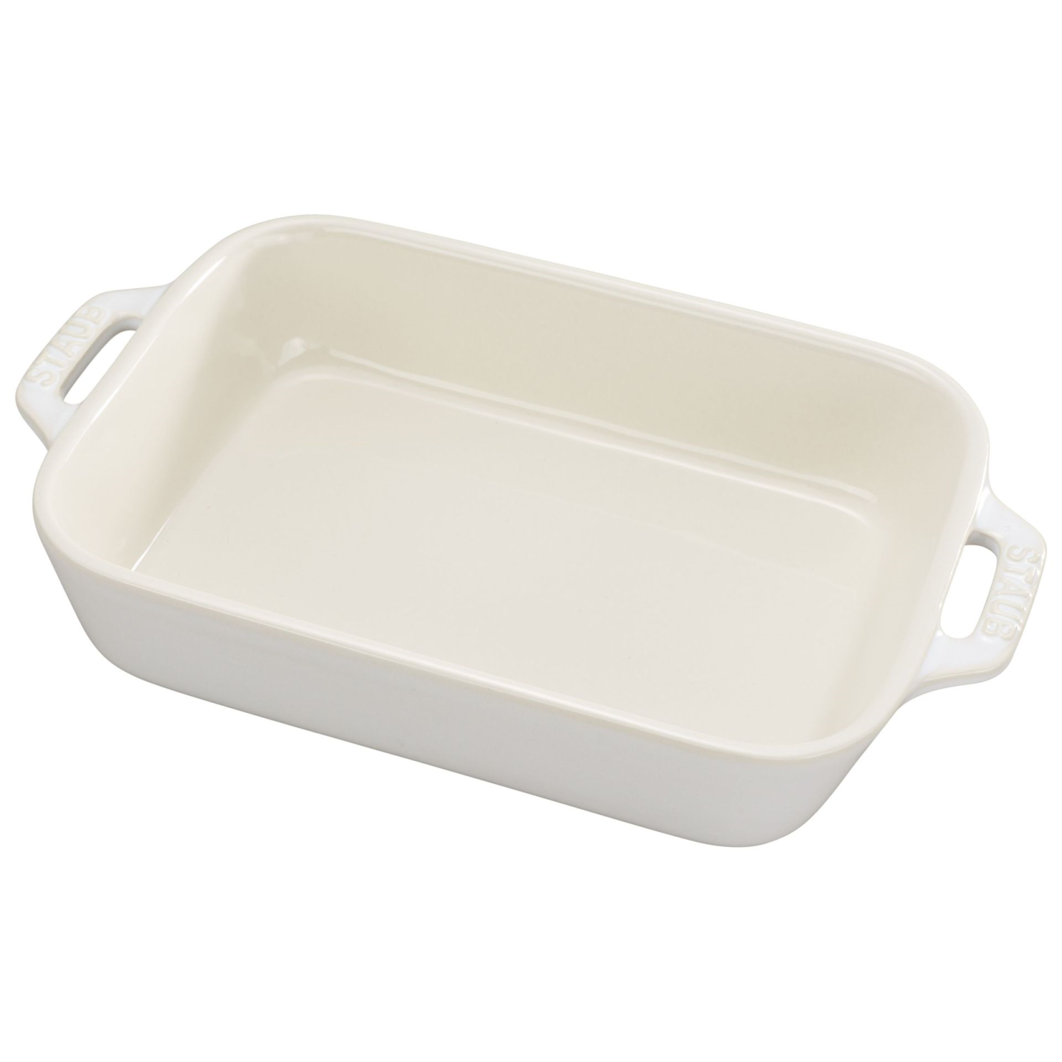 Staub Gratineerschaal S/2 Ivoor