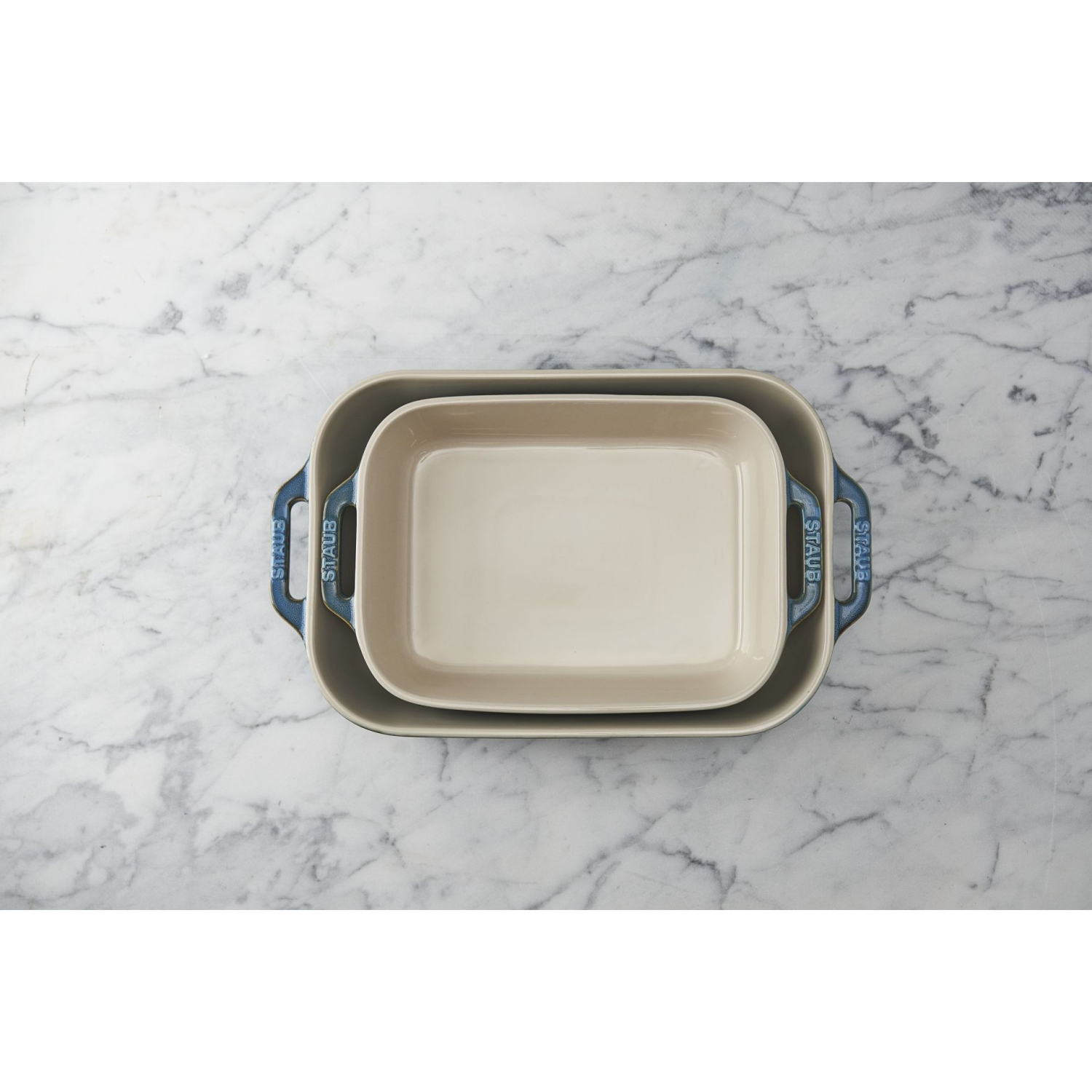 Staub Gratineerschaal S/2 Turquoise