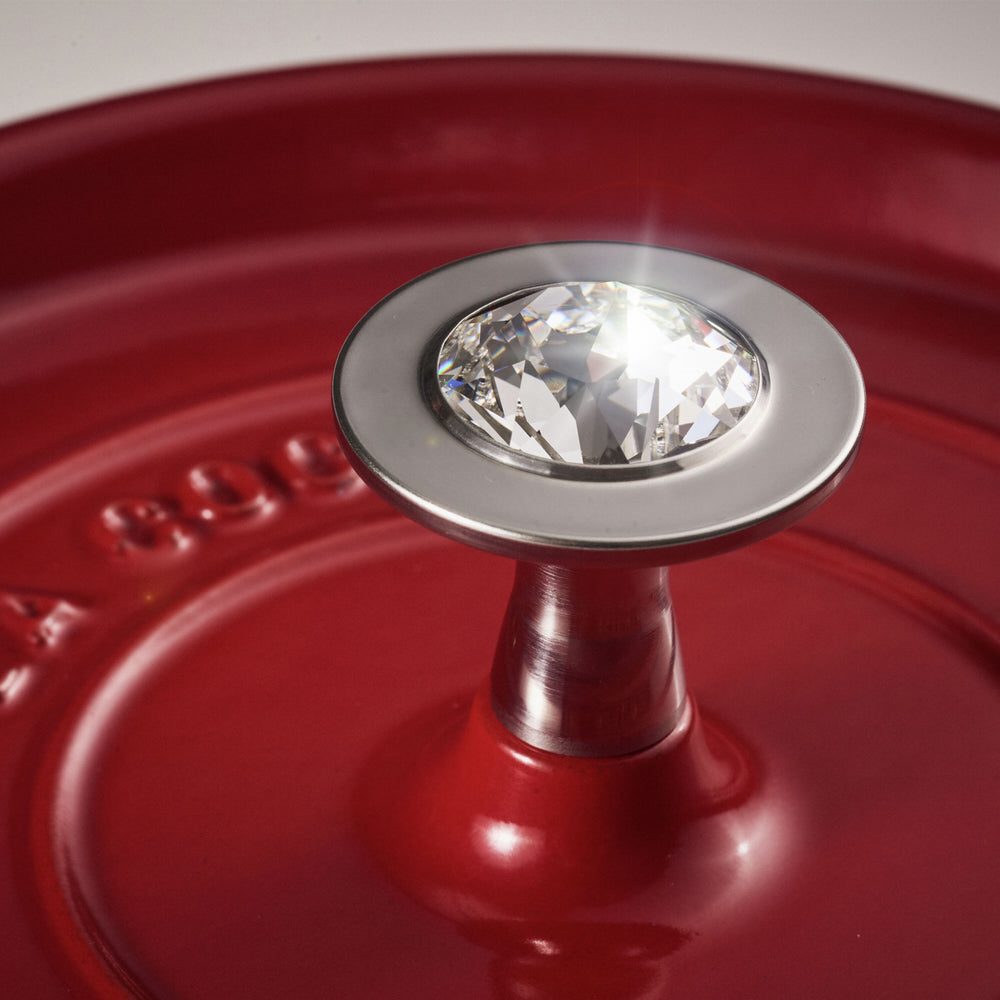 Staub knop Swarovski