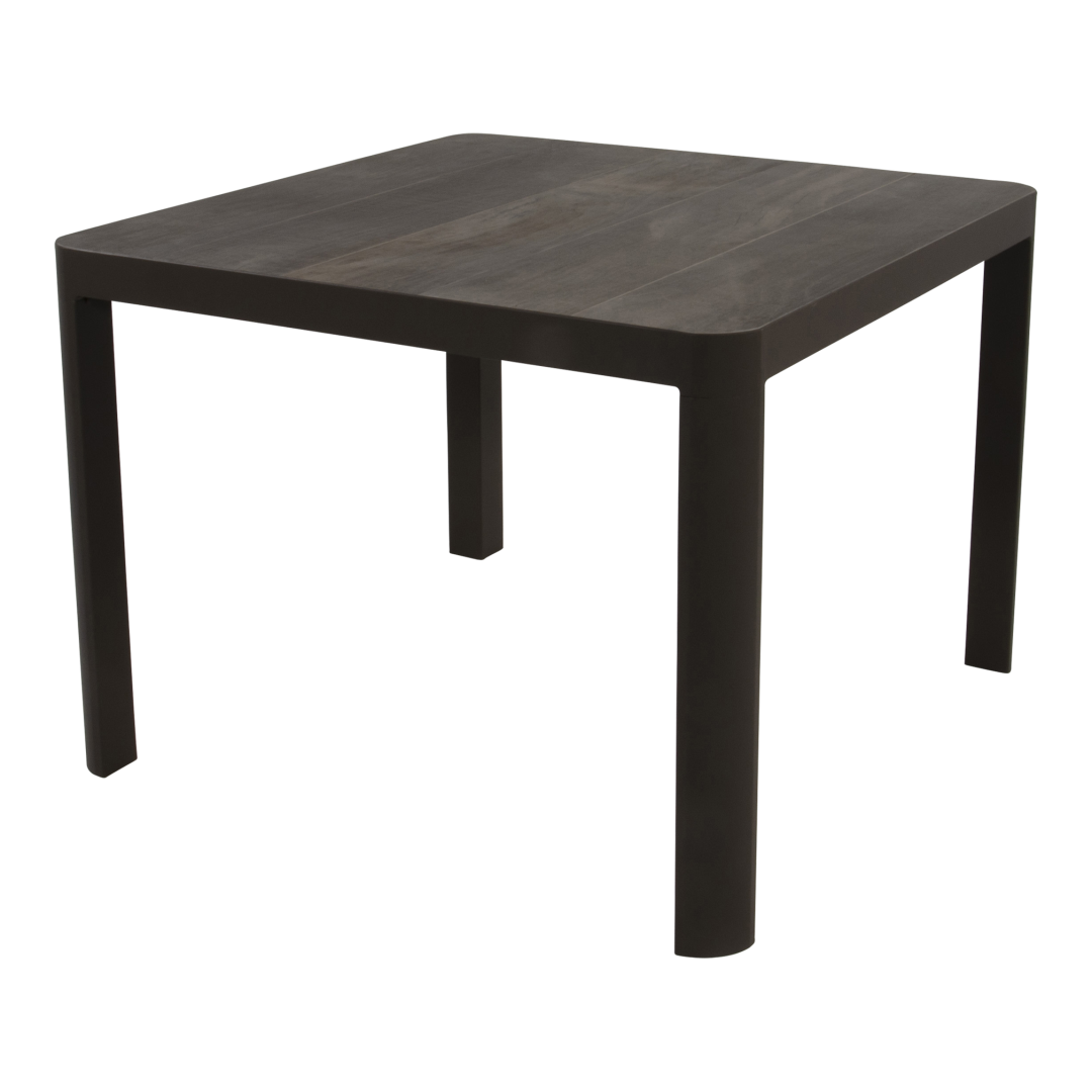 Tafel Castilla Negro Sand blad 100x100cm