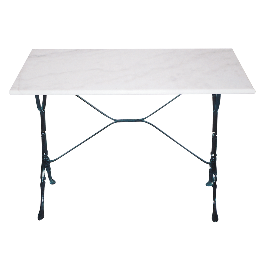 Tafel marmer wit 100x60cm