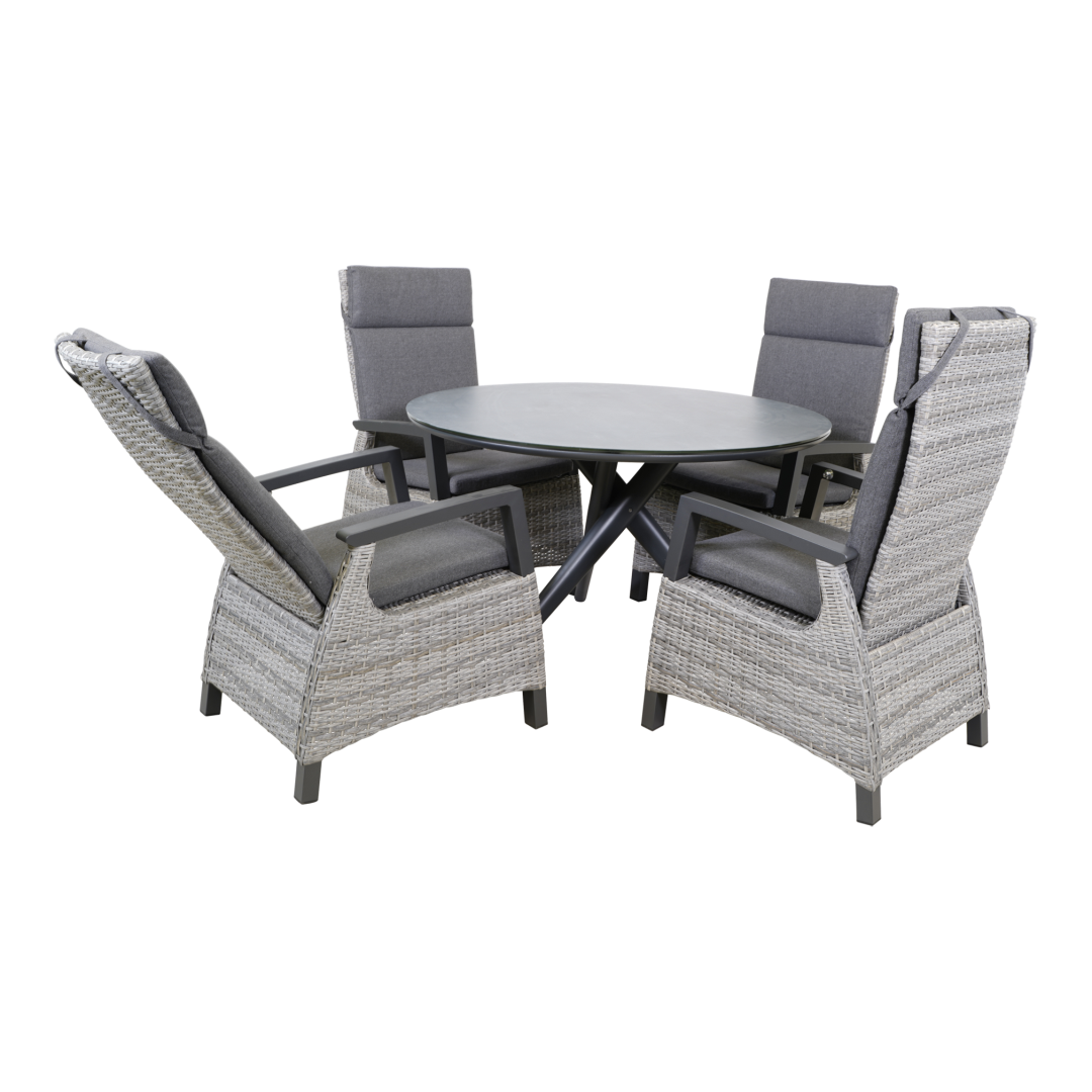 Tafel Mojito Ceramic Negro ø120cm
