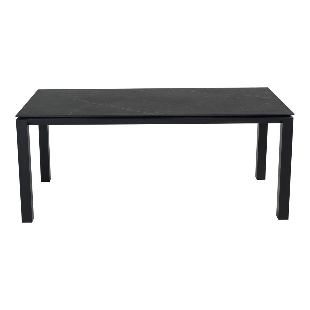 Tafel Monte Carlo Negro 180x90cm