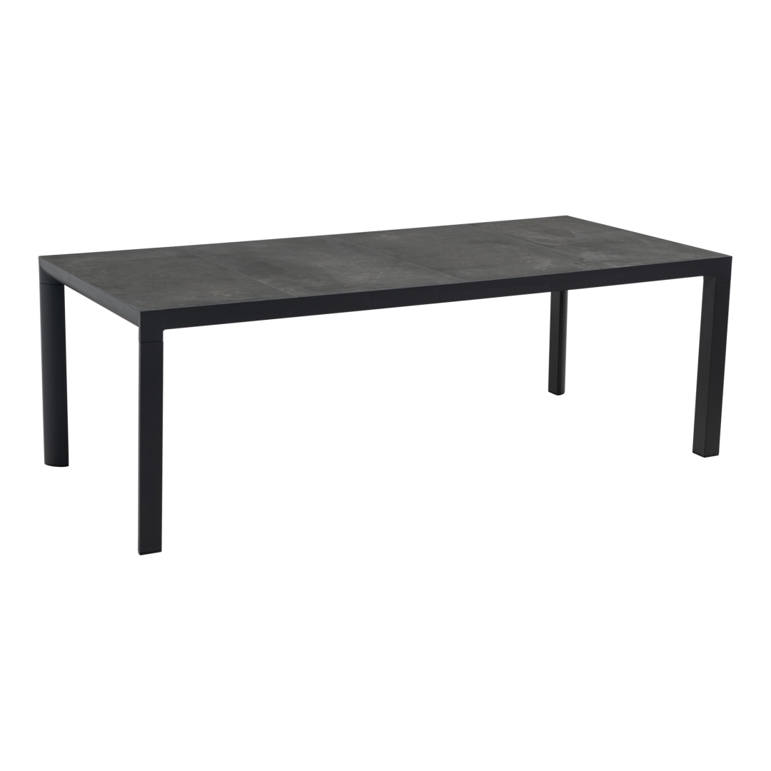 Tafel Murcia Negro 220x100cm