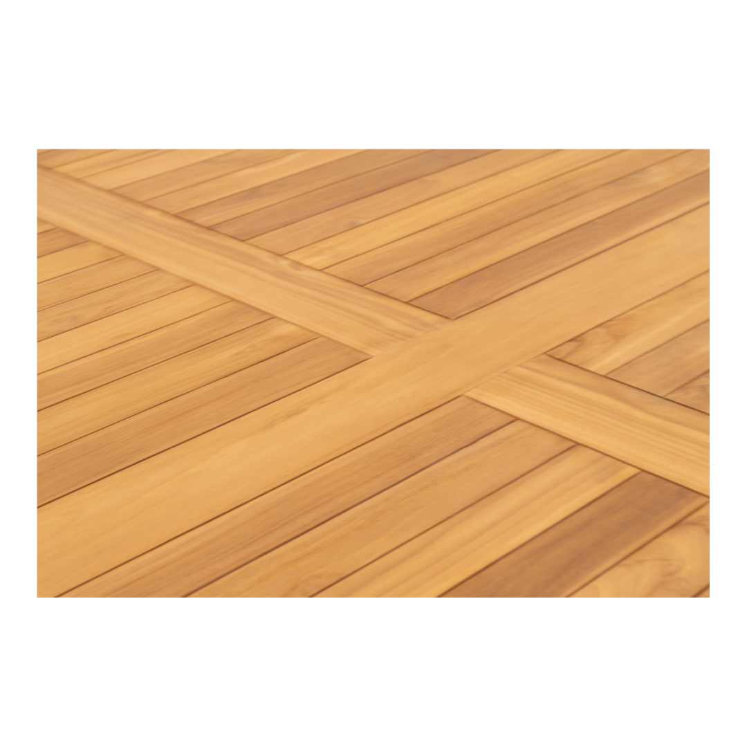 Tafel teak ø180x75cm