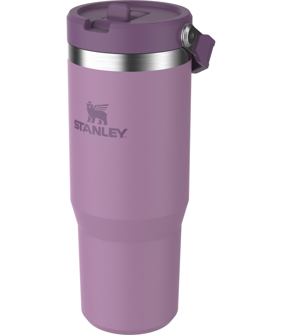 The IceFlow Flip Straw Tumbler 0.89L Lilac