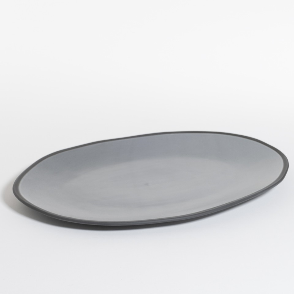 The Table Atelier Serveerschaal 36,5X26,5 cm Black Truffle