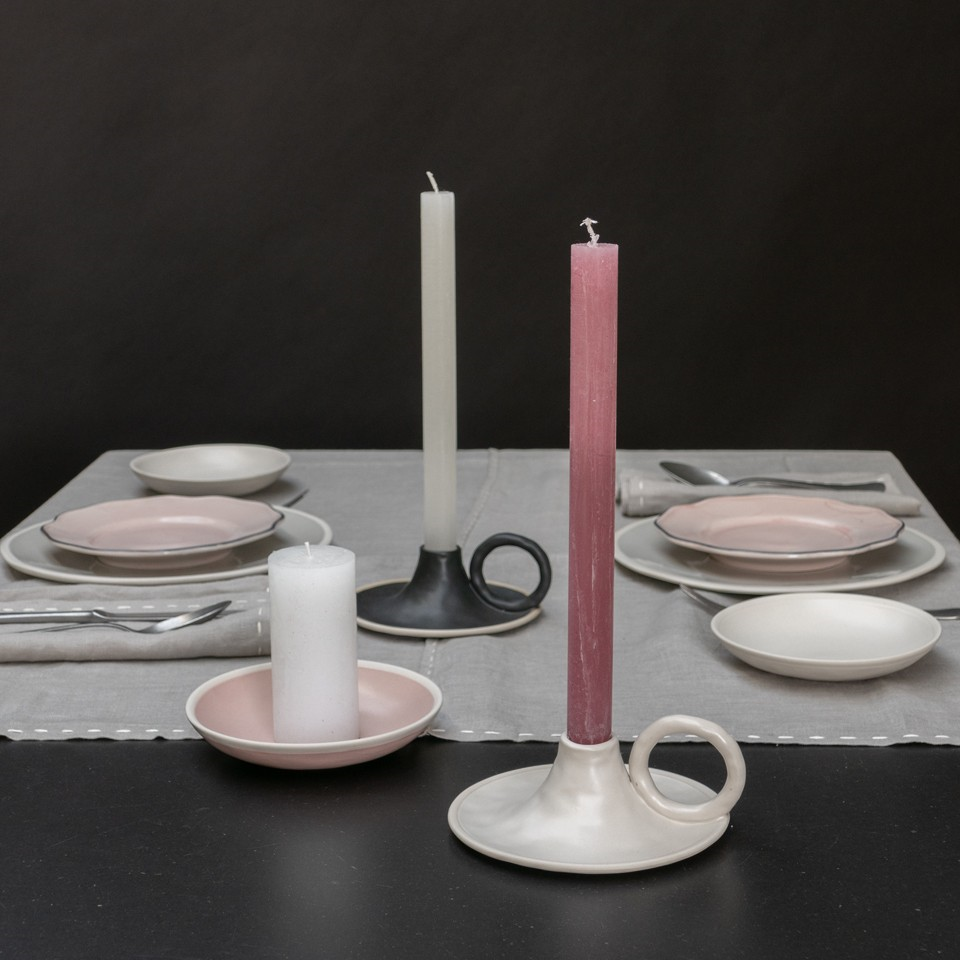 The Table Atelier Tapas Schaaltje Set van 2 Ø 14,5 cm Rosé