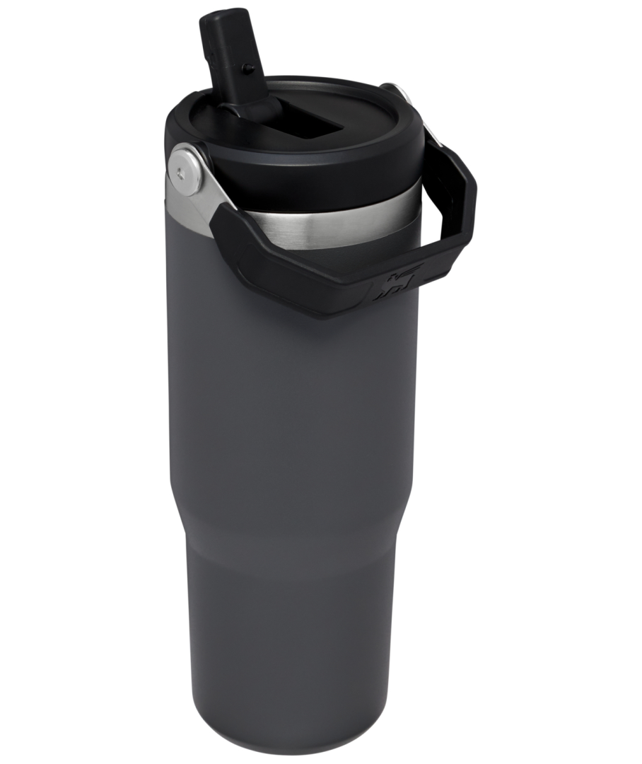 TheIce Flow Flip Straw Tumbler0.89L Charcoal