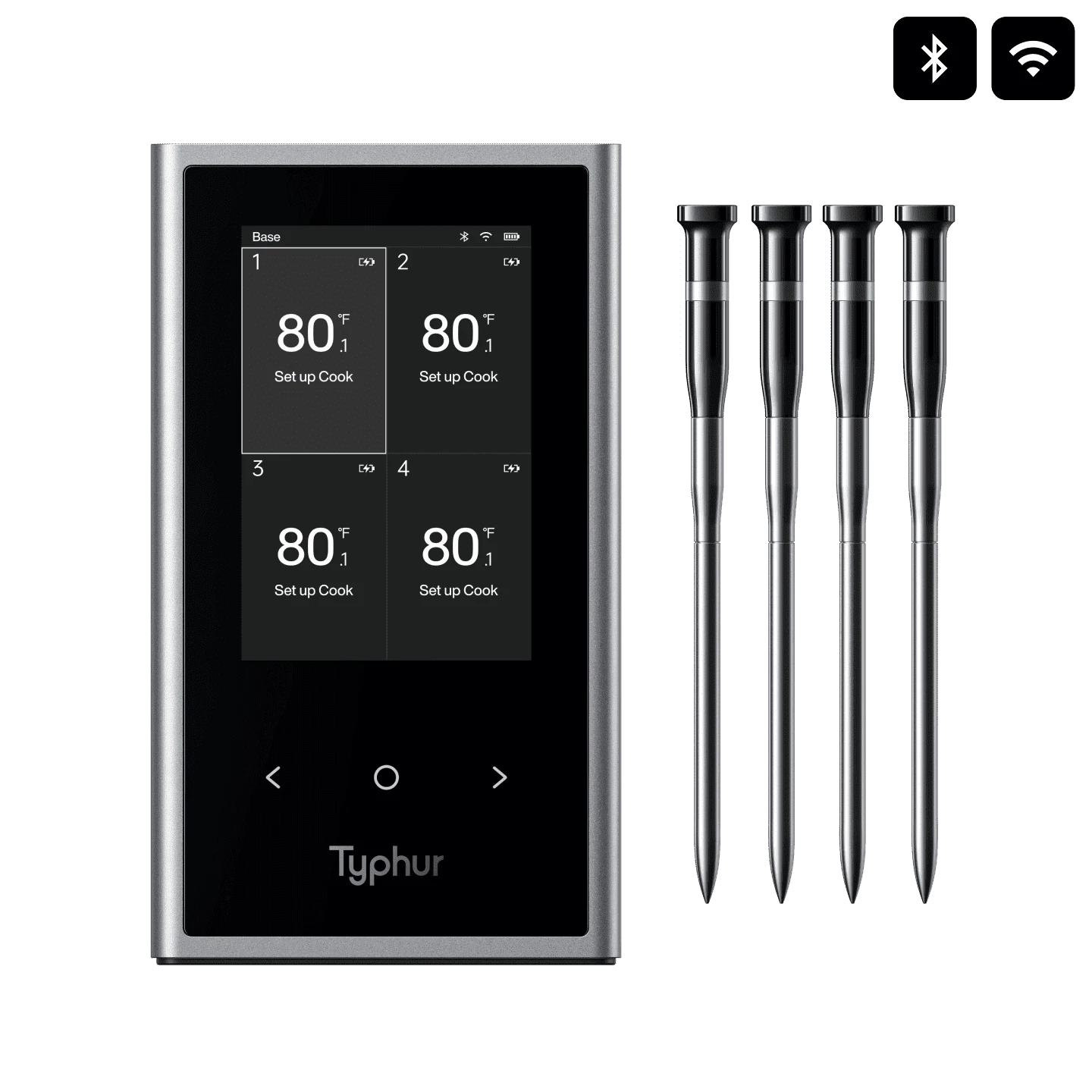 Thermometer sync 4 probes
