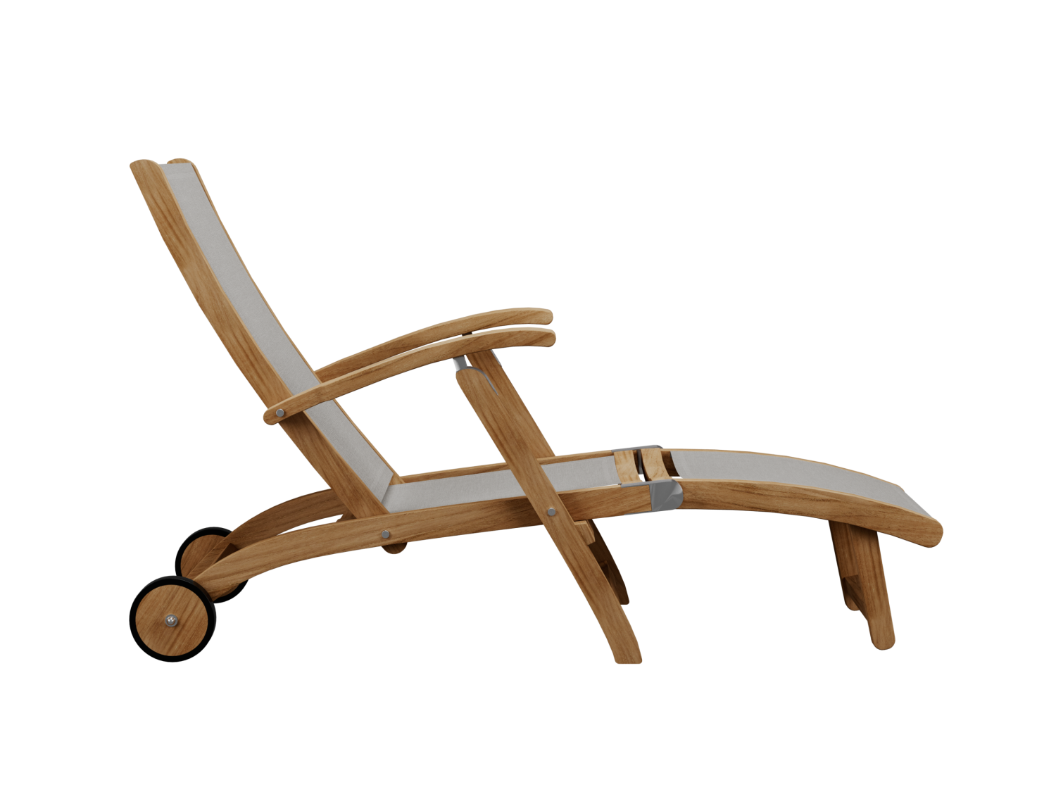 Traditional Teak Deckchair Cloud