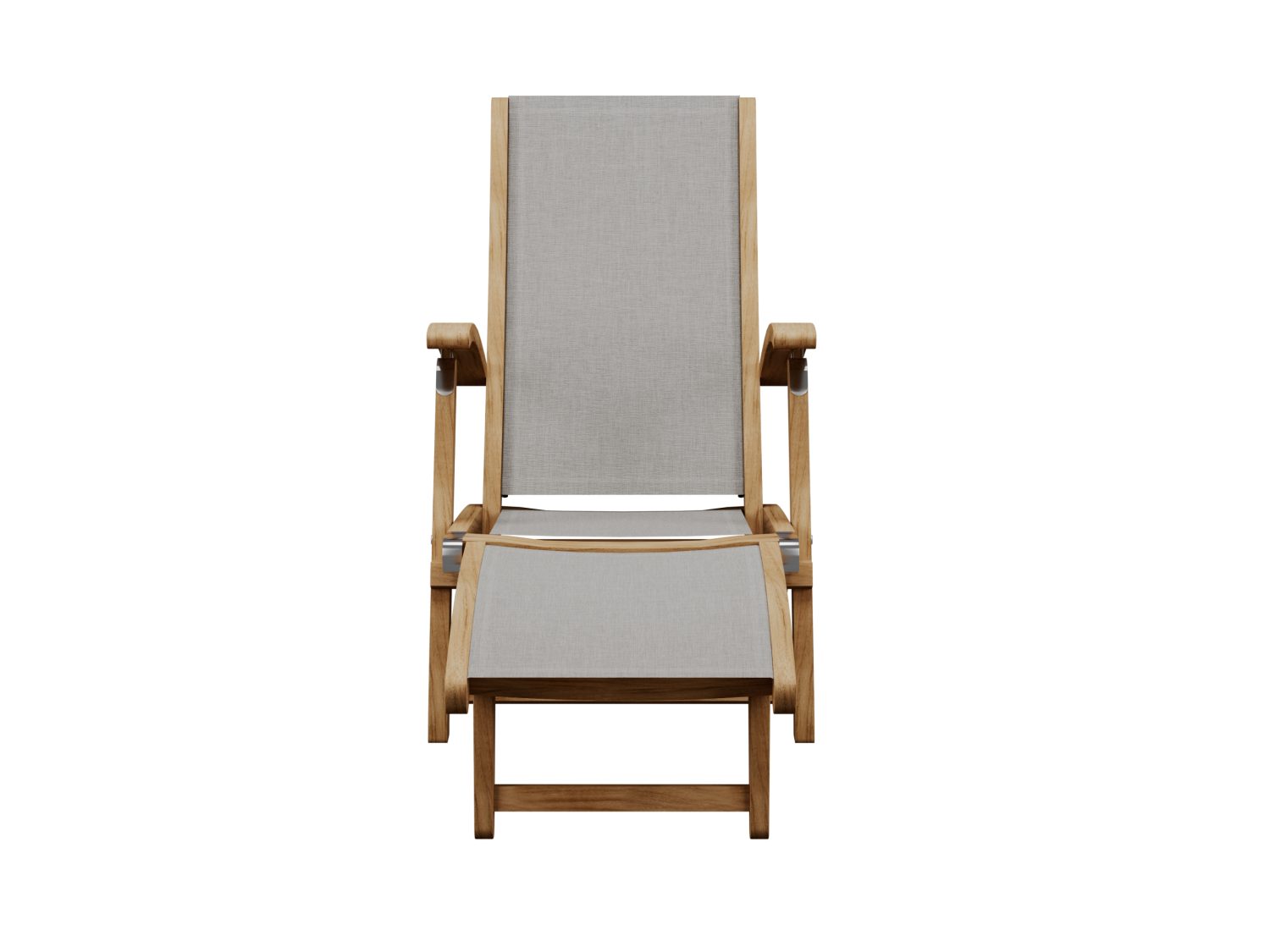 Traditional Teak Deckchair Cloud