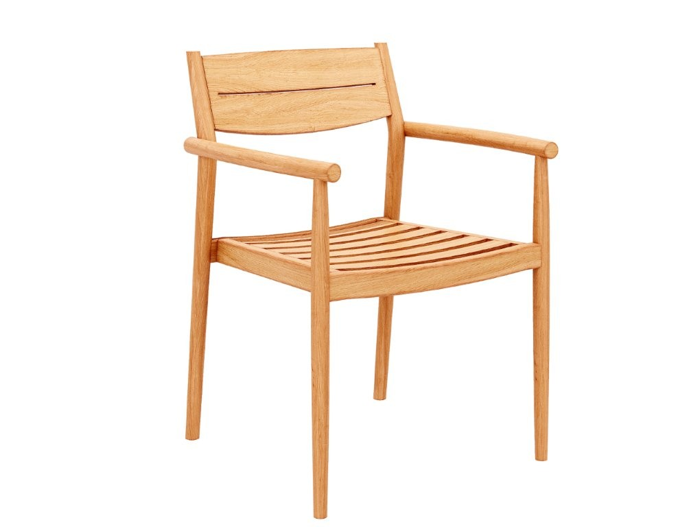 Traditional Teak Diningstoel excl. kussen