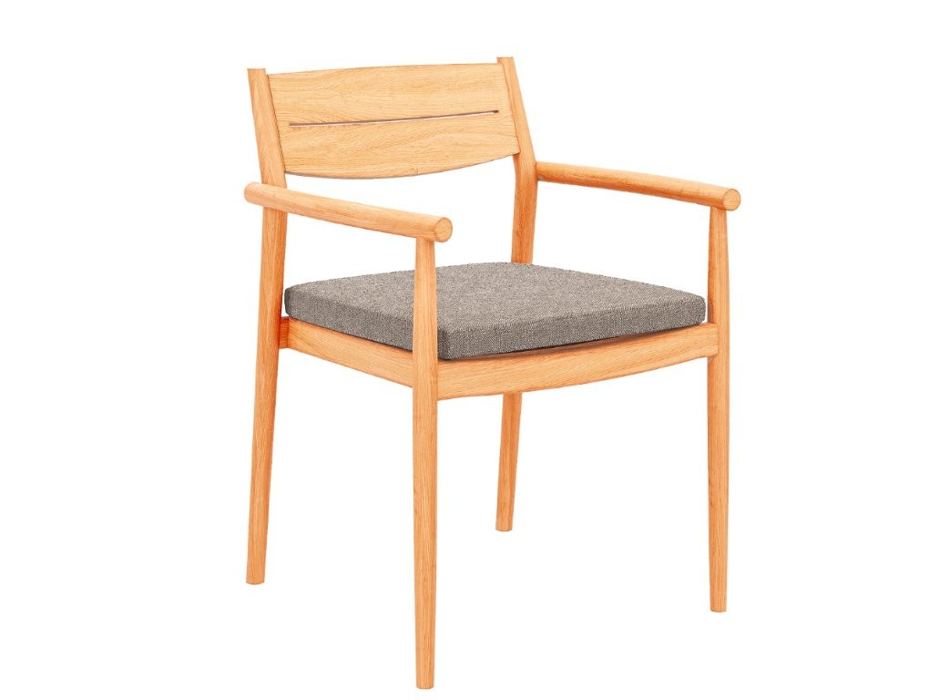 Traditional Teak Diningstoel excl. kussen