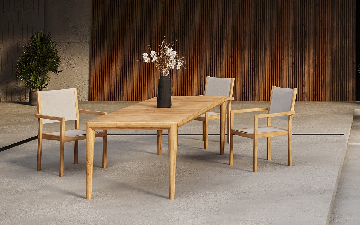Traditional Teak Diningtafel 180x100cm
