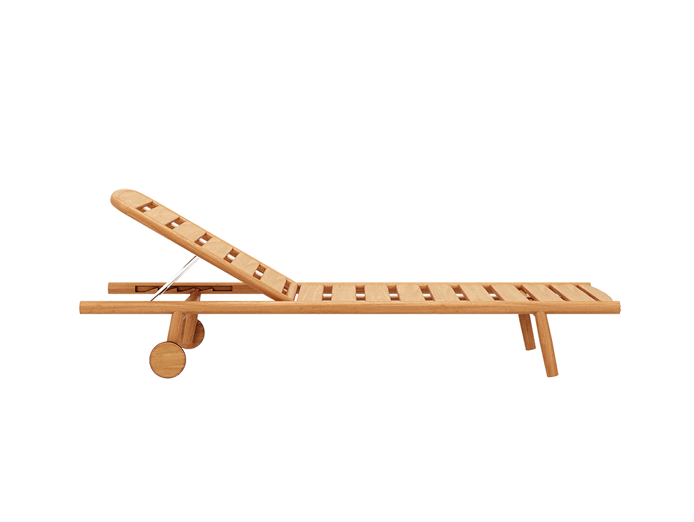 Traditional Teak Ligbed excl. kussen