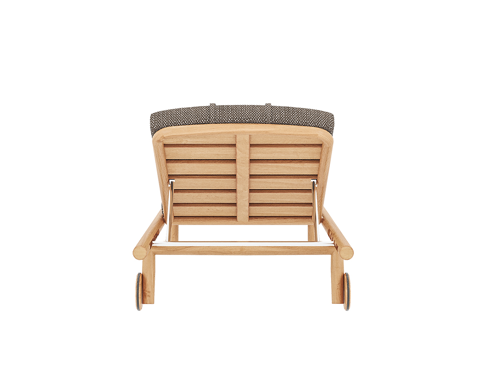 Traditional Teak Ligbed excl. kussen