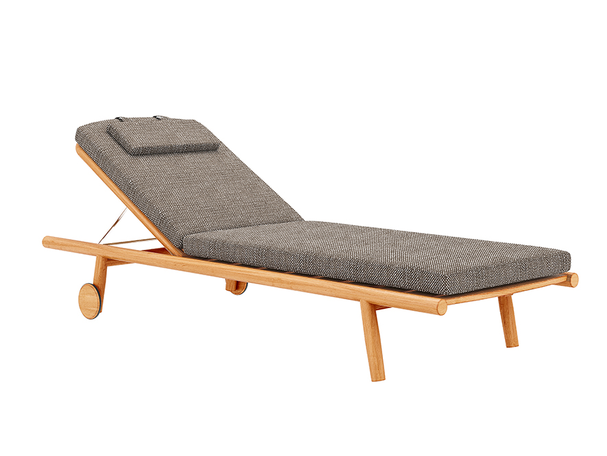 Traditional Teak Ligbed excl. kussen