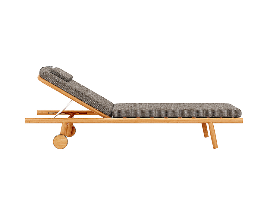 Traditional Teak Ligbed excl. kussen