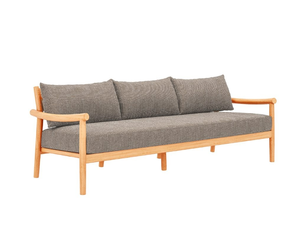 Traditional Teak Loungebank 3 persoons