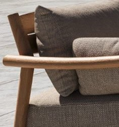 Traditional Teak Loungestoel
