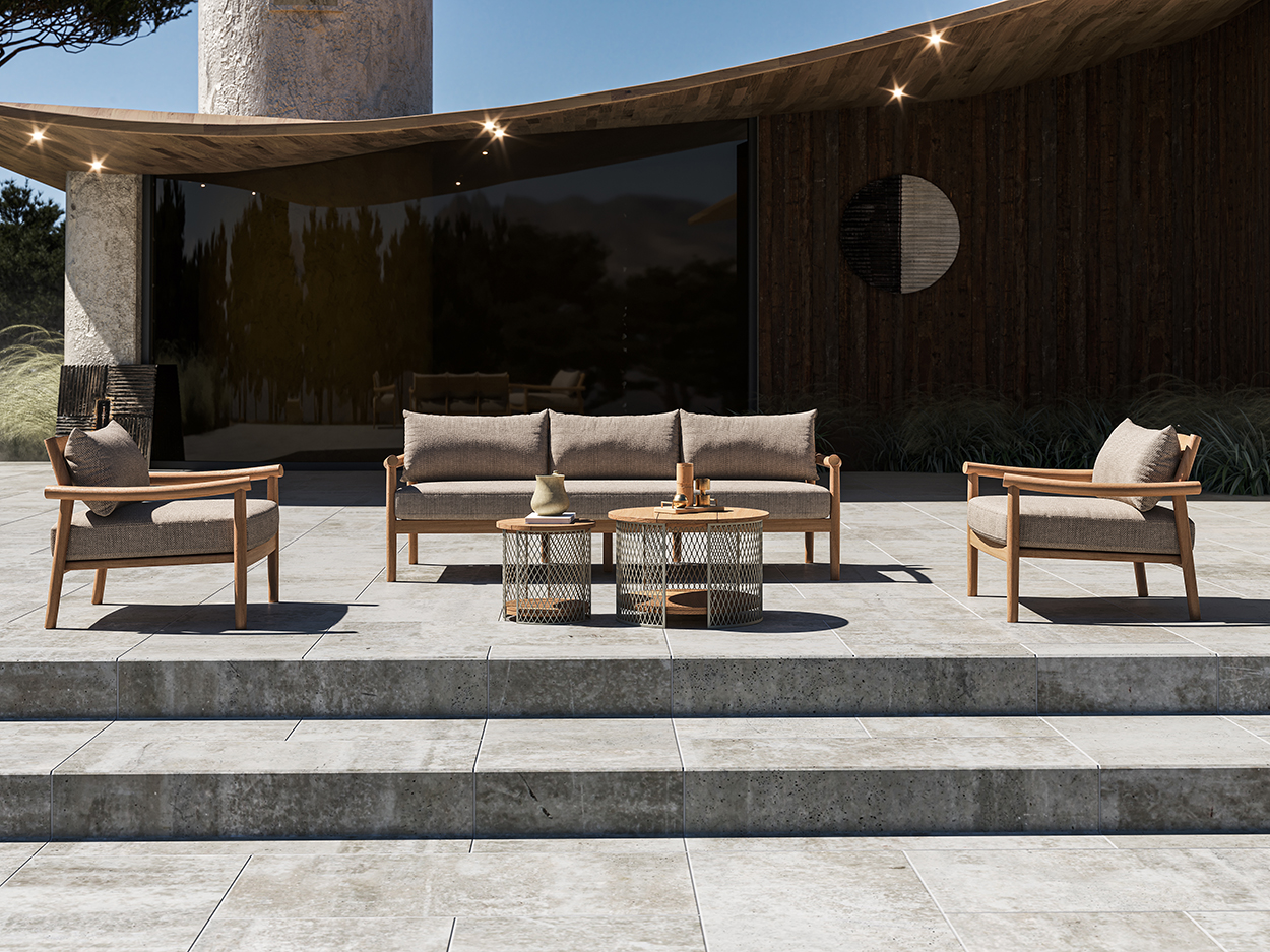 Traditional Teak Loungestoel