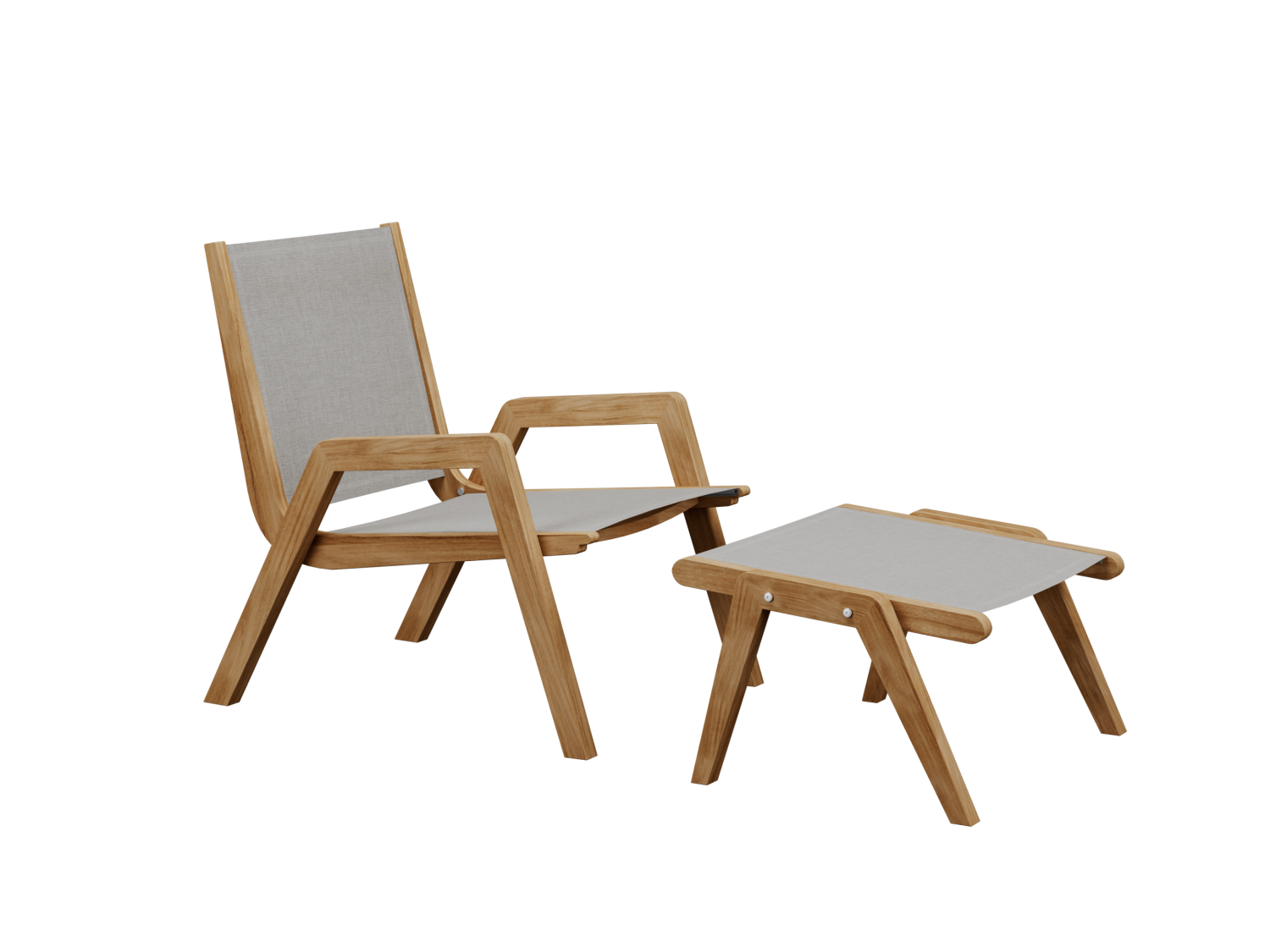 Traditional Teak Loungestoel Cloud