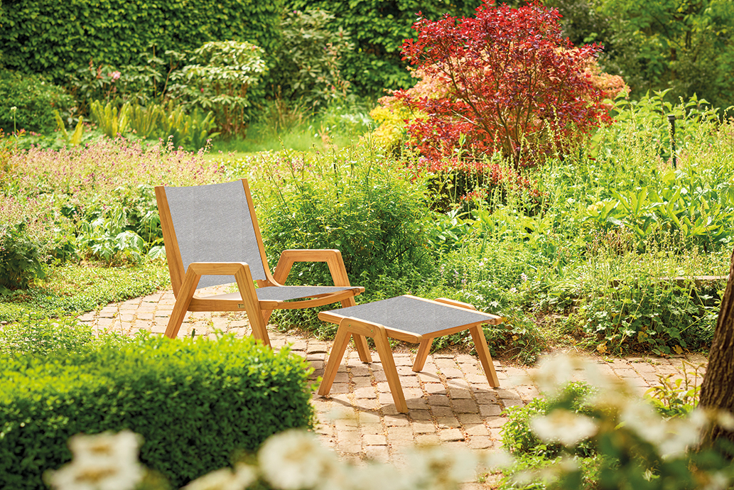 Traditional Teak Loungestoel Cloud