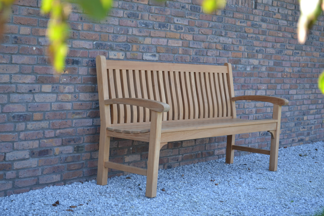 Traditional Teak Victoria Bank 215cm