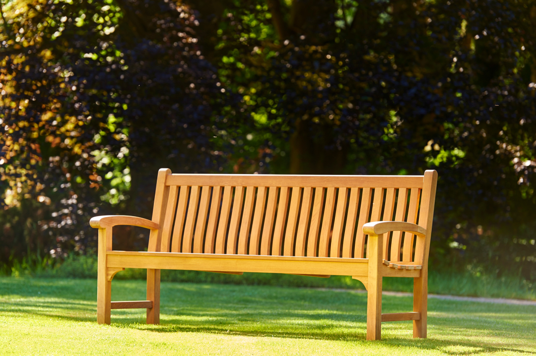 Traditional Teak Victoria Bank 215cm
