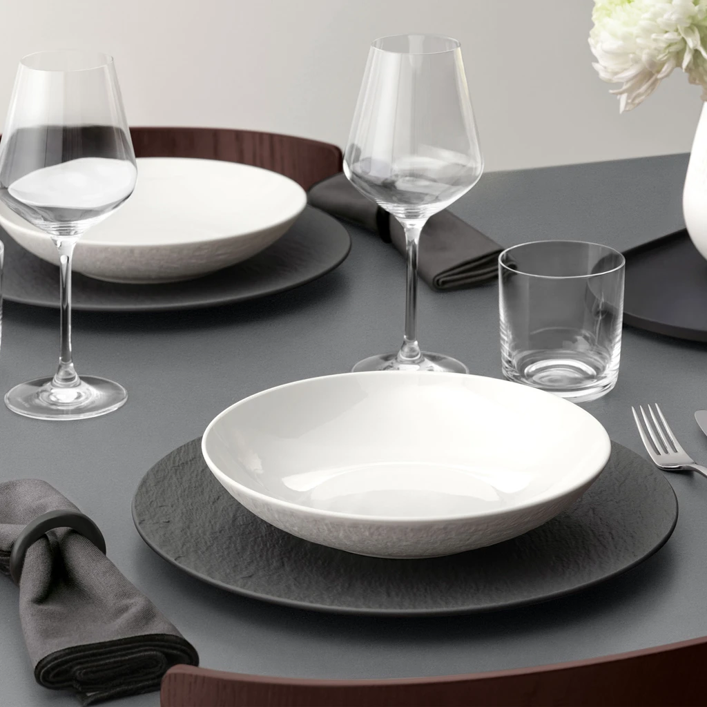Villeroy & Boch Manufacture Ice Schaal plat 24cm