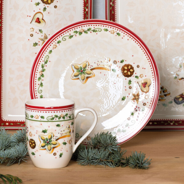 Villeroy & Boch Winter Bakery Delight Beker met oor vallende ster 340 ml