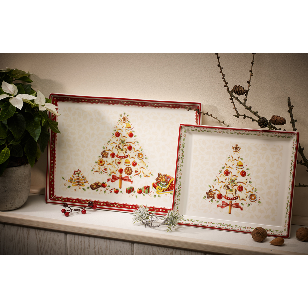 Villeroy & Boch Winter Bakery Delight Gebakschaal klein 27x22,5 cm