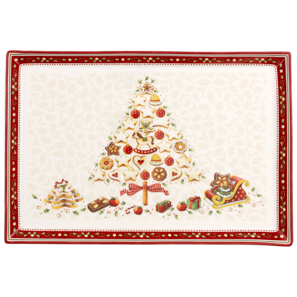 Villeroy & Boch Winter Bakery Delight Gebakschaal rechth. groot 39x26,5 cm