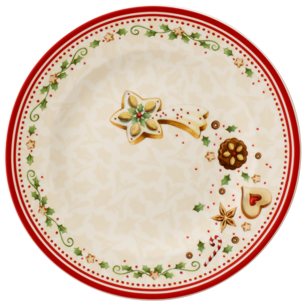 Villeroy & Boch Winter Bakery Delight Ontbijtbord 21,5 cm vallende ster