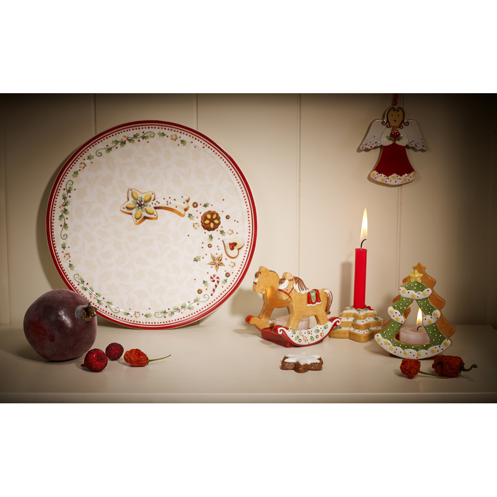 Villeroy & Boch Winter Bakery Delight Ontbijtbord 21,5 cm vallende ster