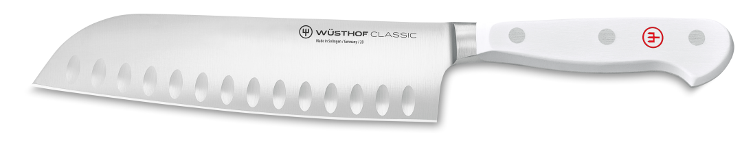 Wusthof Classic White Santoku 17