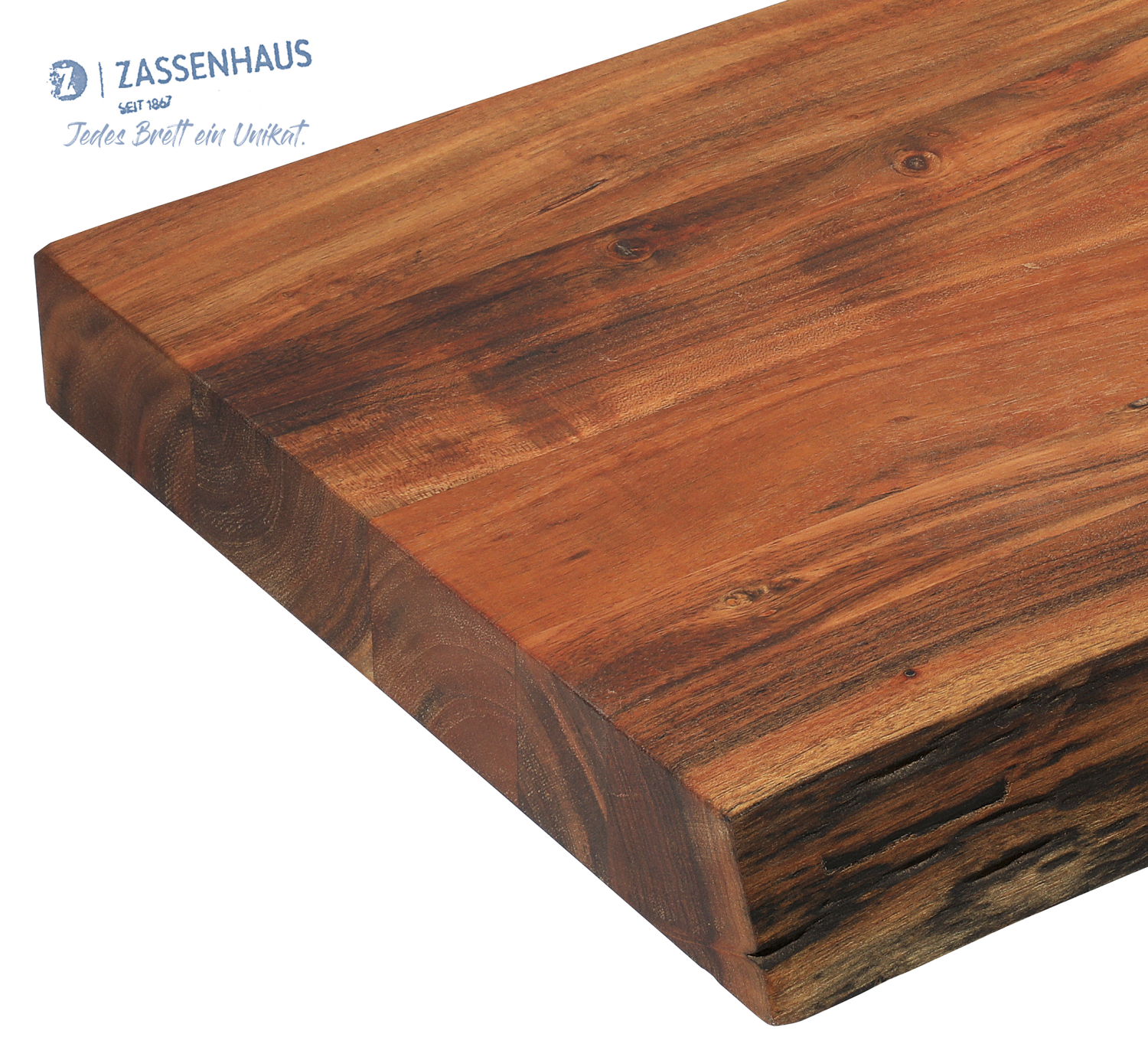 ZASSENHAUS Hakblok, acacia 50 x 35 x 5 cm