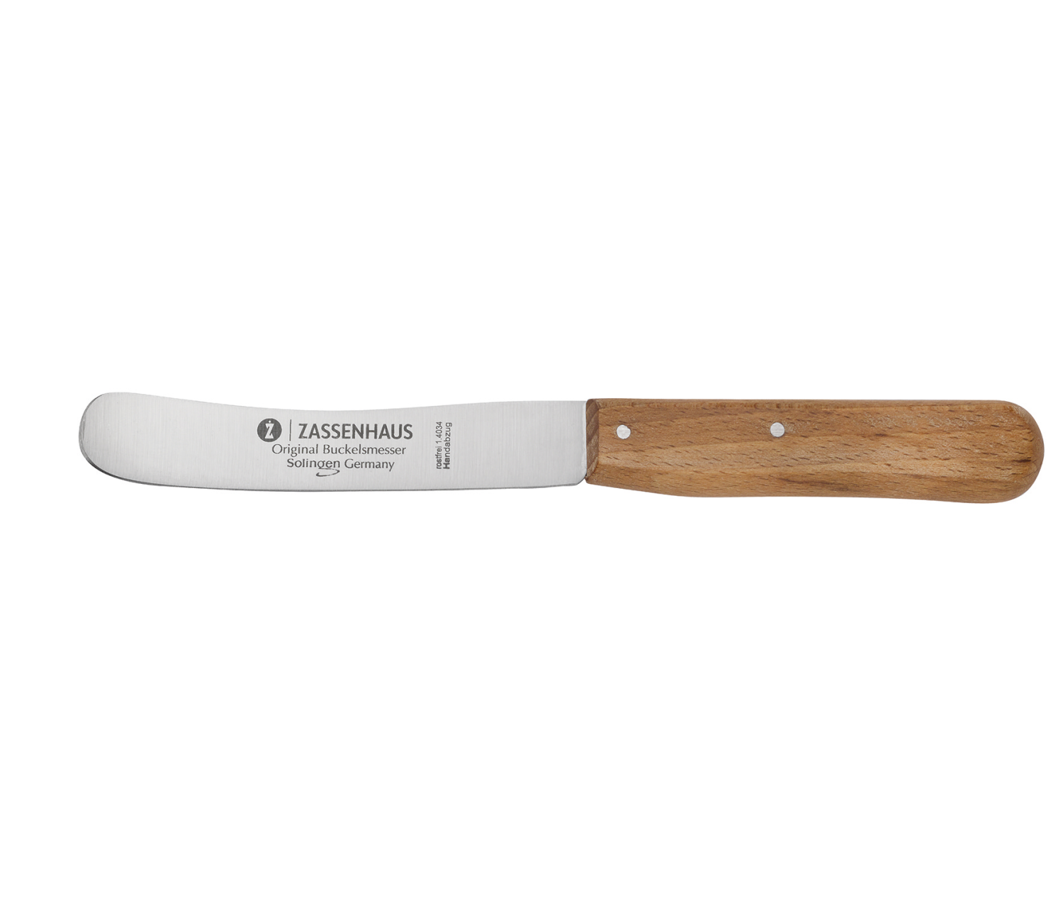 ZASSENHAUS Ontbijtmes BUCKELS, beuk