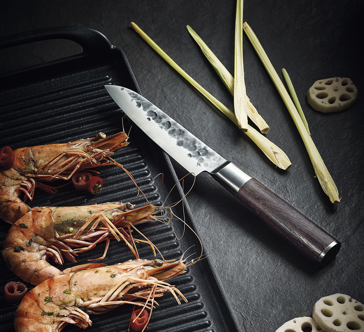 ZASSENHAUS Santoku mes KYOTO 13 cm wengé