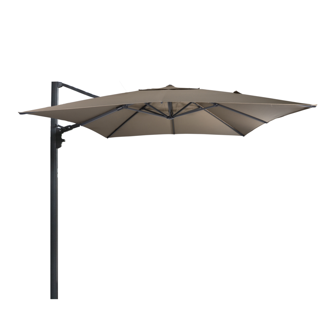 Zweefparasol Virgo Up taupe 3x3mtr