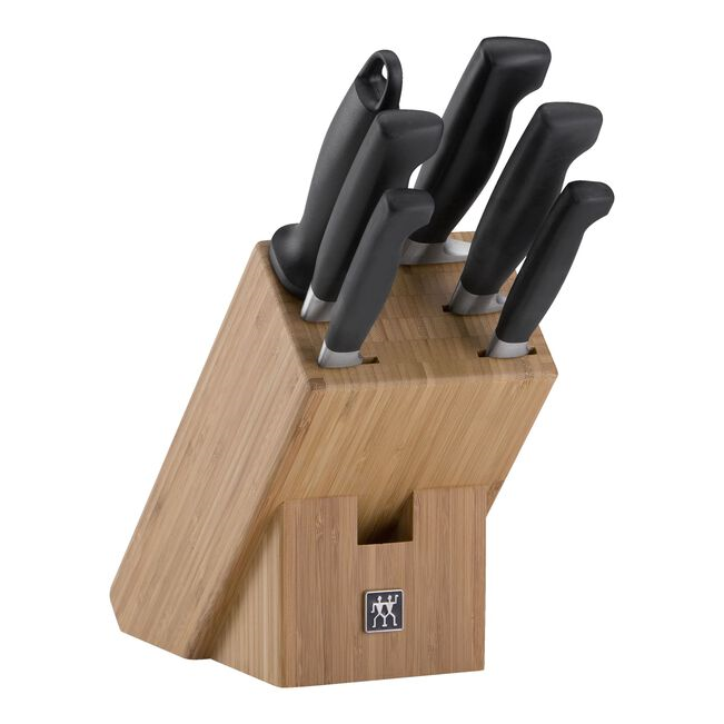 Zwilling Four Star 7-Dlg Messenblok Bamboe