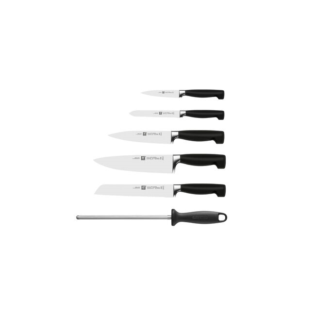 Zwilling Four Star 7-Dlg Messenblok Bamboe